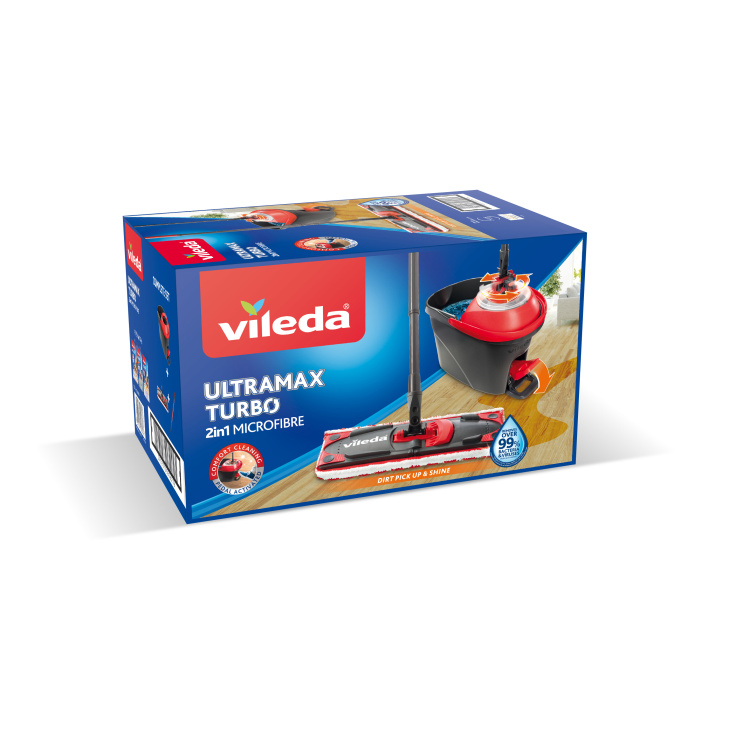 Vileda Ultramax Turbo Microfibre 2v1 mop kompletní sada