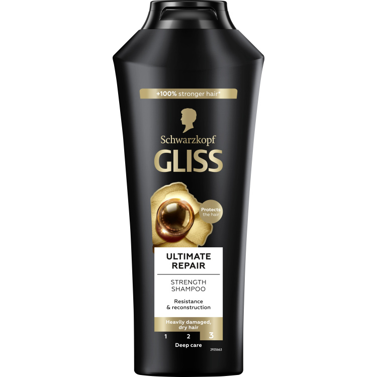 Gliss Ultimate Repair posilující šampon pro velmi poškozené vlasy, 400 ml