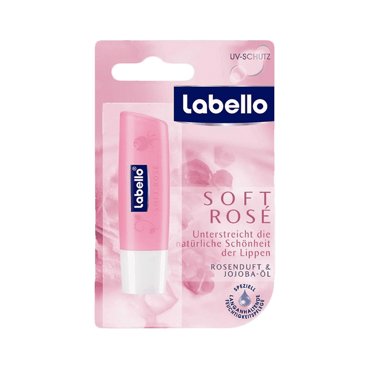 Labello Soft Rosé balzám na rty, 4,8 g