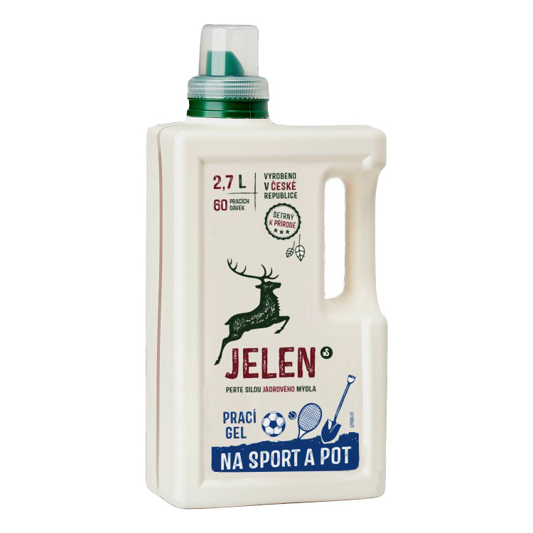 Jelen prací gel Sport a pot, 30 praní, 1,35 l