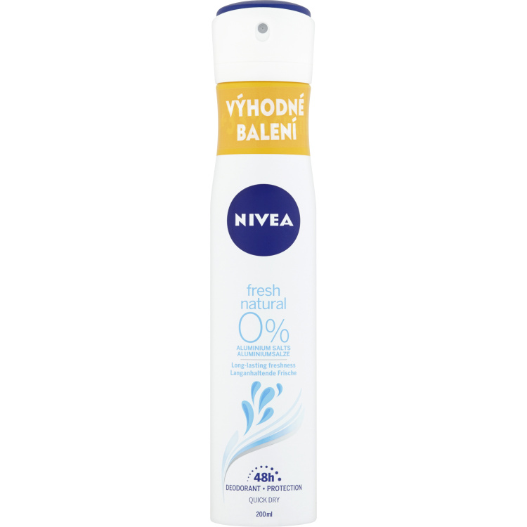 Nivea Fresh Natural deodorant bez hliníku, 200 ml