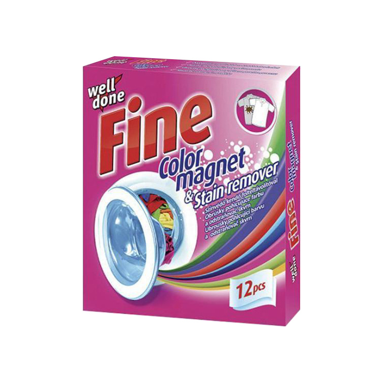 Well Done Fine Color Magnet ubrousky proti skvrnám a obarvení, 12 ks