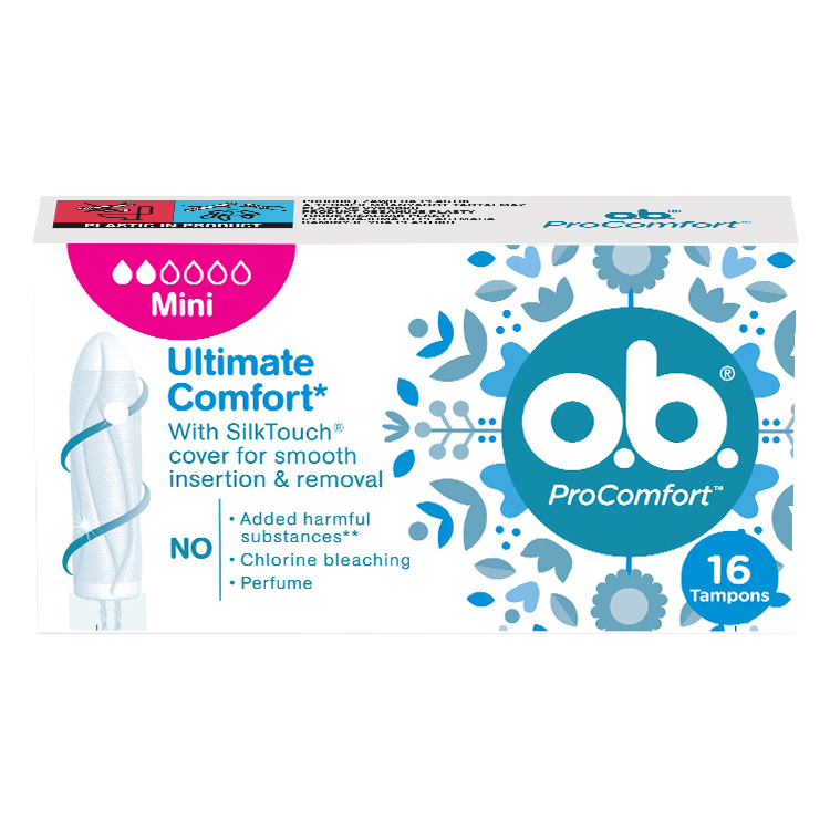 O.B. ProComfort Mini tampony, 16 ks