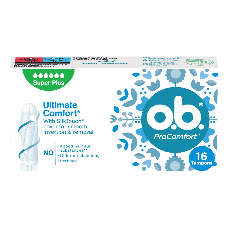 O.B. ProComfort Super Plus tampony, 16 ks