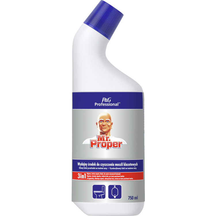 Mr. Proper 3v1 WC čistič 750 ml