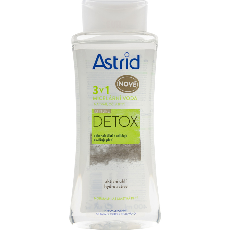 Astrid Citylife Detox 3v1 micelární voda, 400 ml