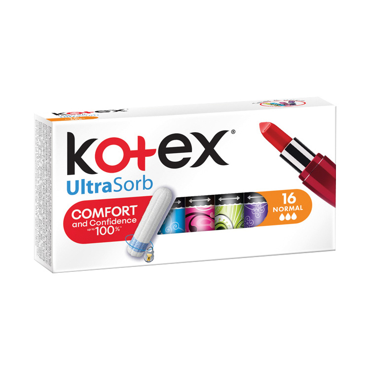 Kotex UltraSorb Normal tampony, 16 ks