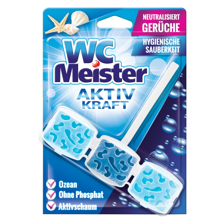 WC Meister Aktiv Kraft vůně moře WC blok, 45 g