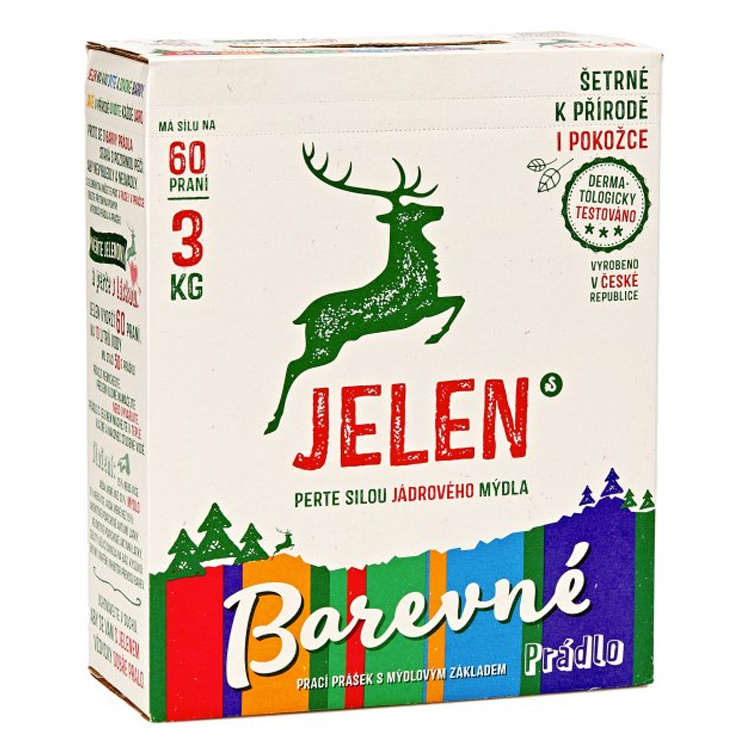 Jelen prací prášek Color, 60 praní, 3 kg