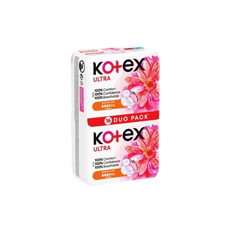 Kotex Ultra Normal Duo Pack intimní vložky, 16 ks