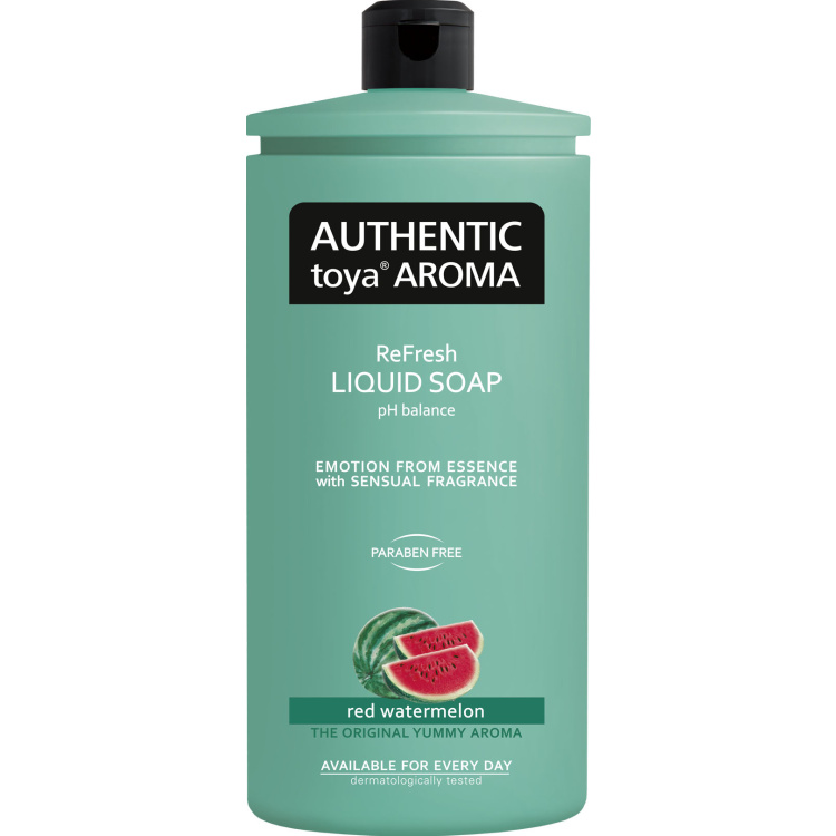 Authentic Toya Aroma tekuté mýdlo červený meloun, náplň, 600 ml