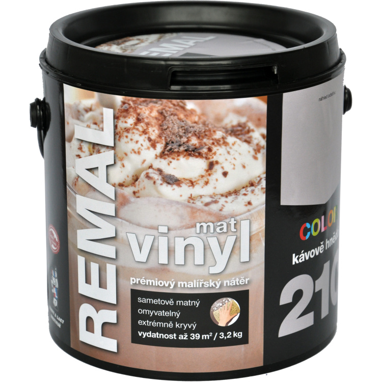 REMAL Vinyl Color mat omyvatelná barva na zeď