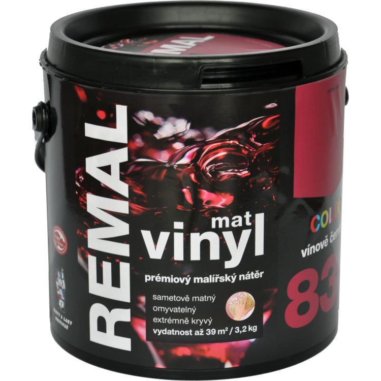 REMAL Vinyl Color mat omyvatelná barva na zeď
