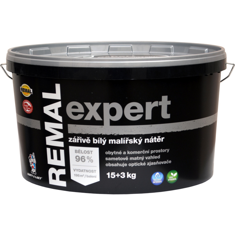 REMAL Expert zářivě bílá malířská barva na zeď