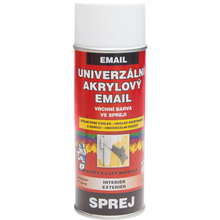 BALSPREJ vrchní univerzální akrylová barva ve spreji, RAL odstíny, 400 ml