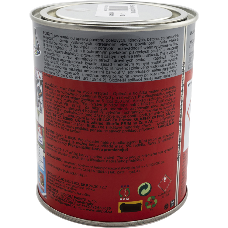 Bisil barva na beton pod vodu voděodolná