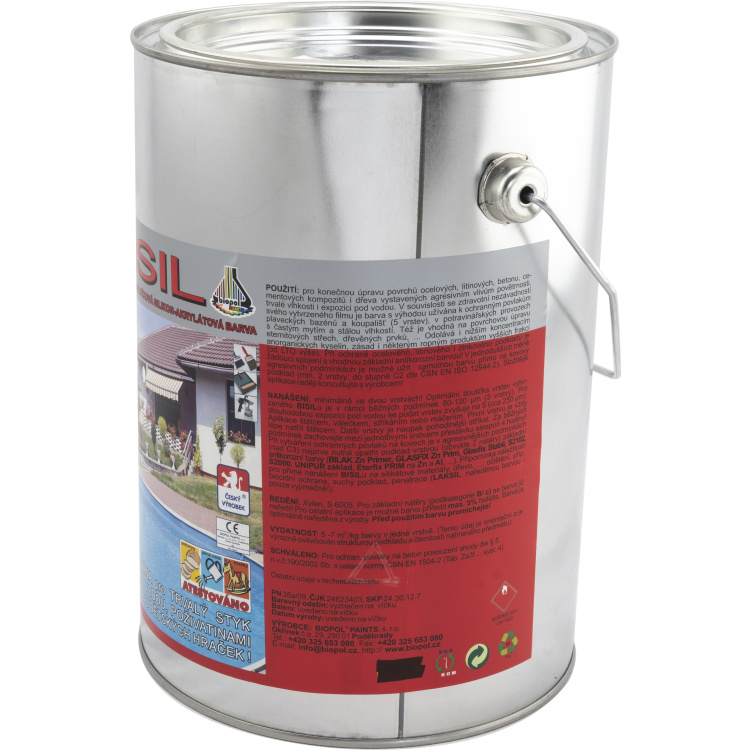 Bisil barva na beton pod vodu voděodolná