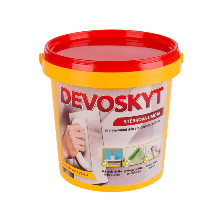 Devoskyt hrubost 2 stěrková hmota do interiéru