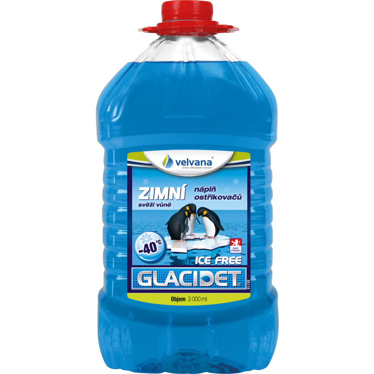 Velvana Glacidet Ice Free -40 °C, nemrznoucí směs do ostřikovačů