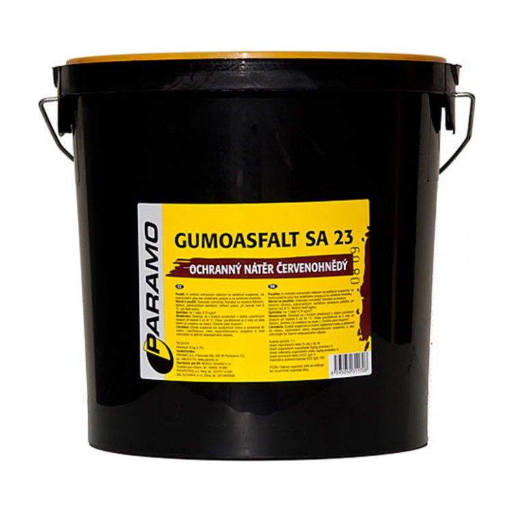 Gumoasfalt SA 23 asfaltový nátěr na opravu střech, červenohnědý
