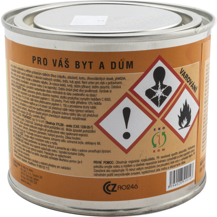 HB-Lak epoxidový jednosložkový lak na dřevo a kov, lesklý