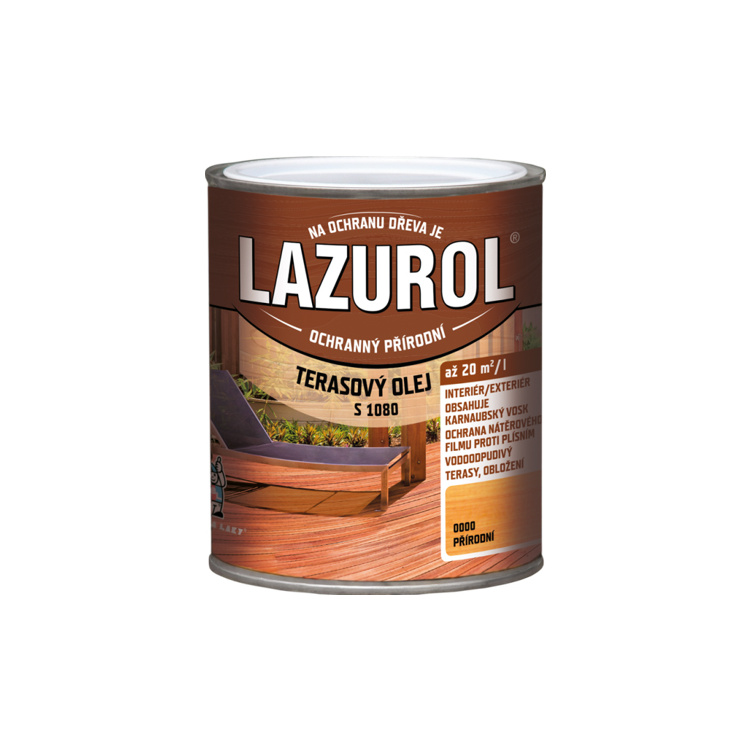 LAZUROL terasový olej s voskem S1080