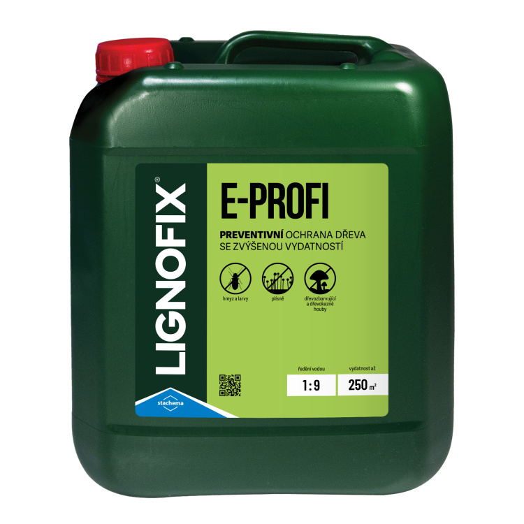 Lignofix E-profi prevence proti hmyzu, plísním, houbám, čirý, 5 kg