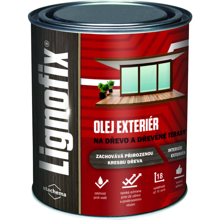 Lignofix olej exteriér na dřevěné povrchy