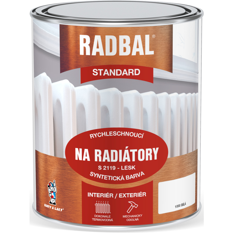 Radbal Standard S2119 barva na radiátory