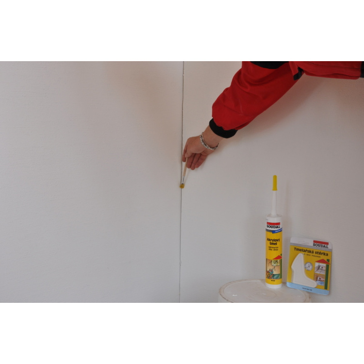 Soudal akrylový těsnící tmel, přetíratelný, 300 ml