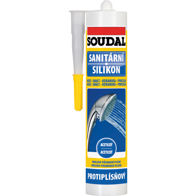Soudal sanitární silikon, 280 ml
