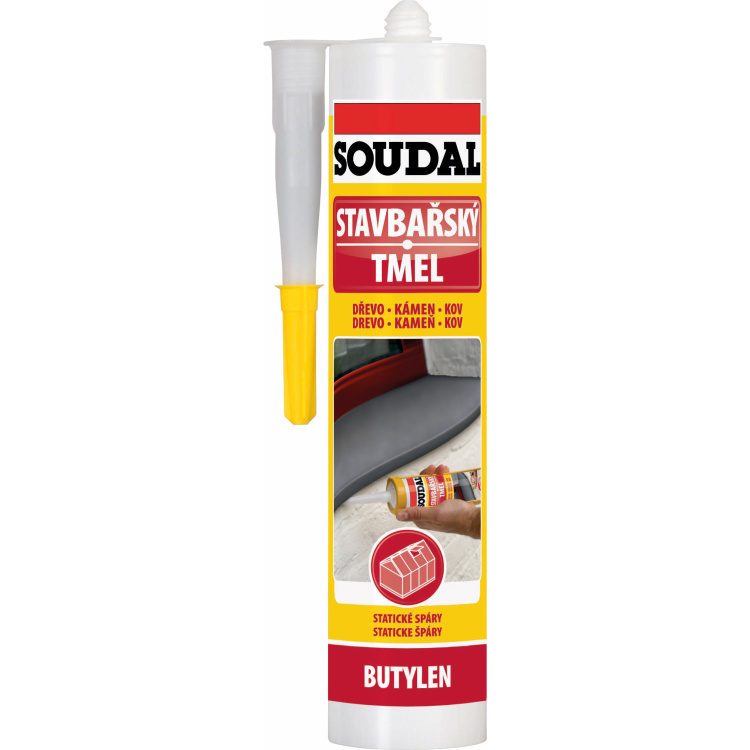 Soudal stavbařský butylenový tmel, 280 ml
