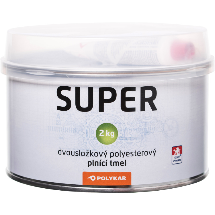 Polykar Super dvousložkový polyesterový plnící tmel