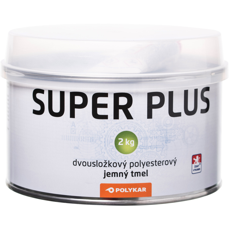 Polykar Super Plus jemný dvousložkový polyesterový plnící tmel