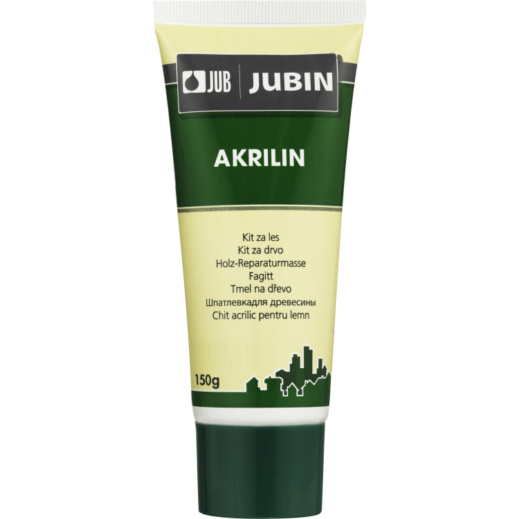 Jubin Akrilin disperzní akrylátový tmel na dřevo, tuba 150 g