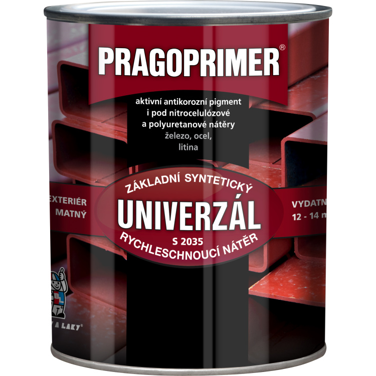 Pragoprimer Univerzál S2035 základní barva na kov, 600 ml