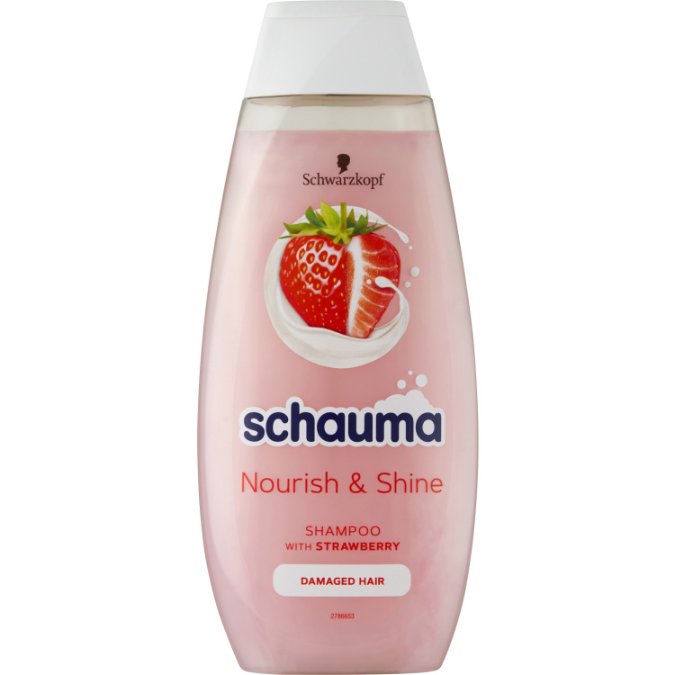 Schauma Nourish &amp; Shine šampon pro poškozené vlasy, 400 ml