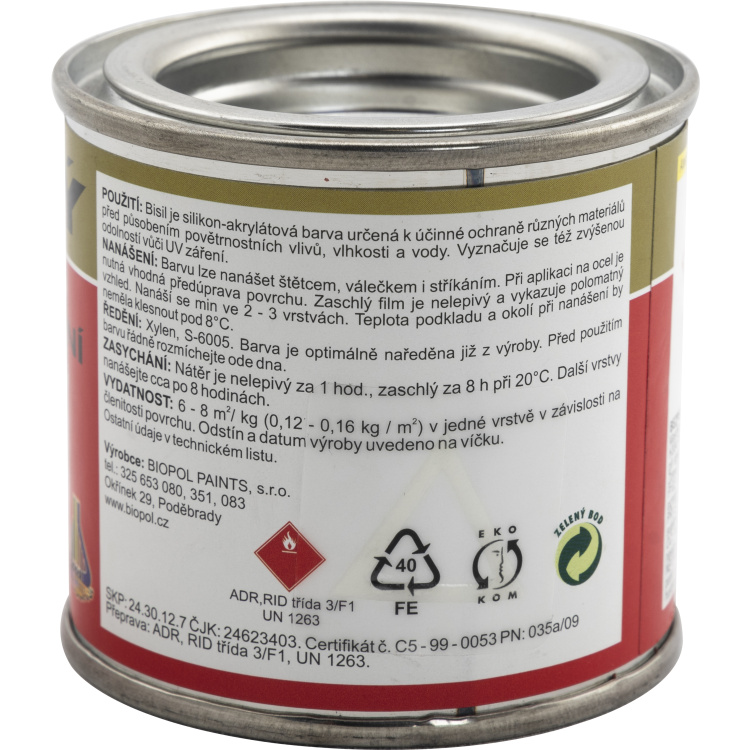 Bisil univerzální barva, velmi odolná, 80 g