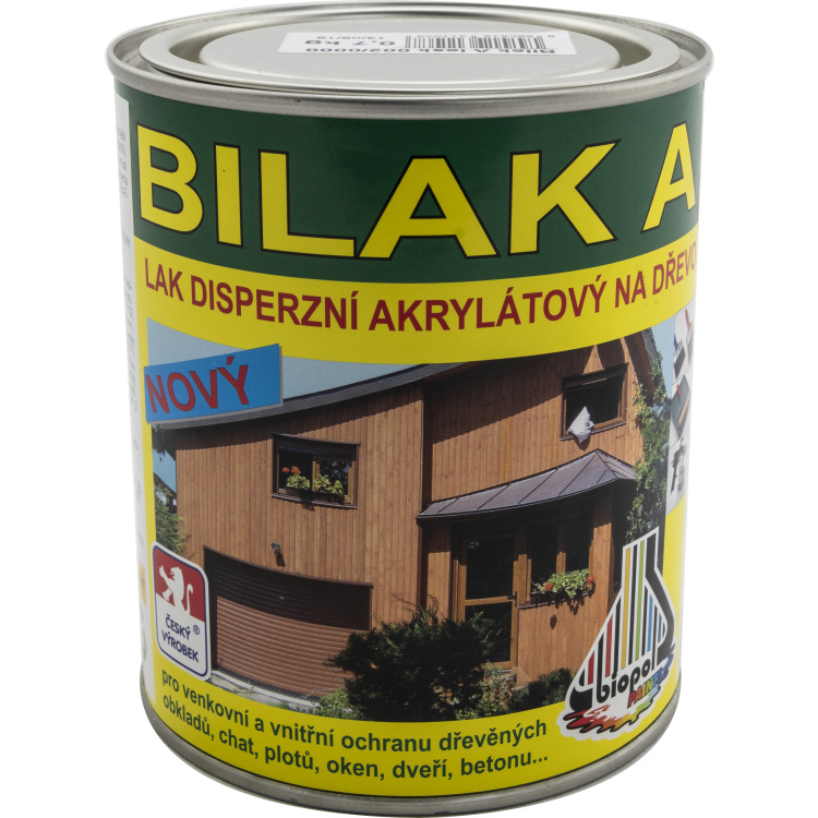 Bilak A 0000 lesk disperzní lak na dřevo transparentní