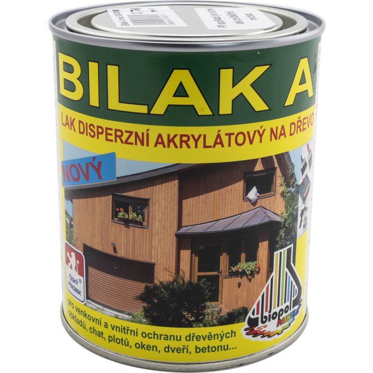 Bilak A 0002 mat disperzní lak na dřevo transparentní