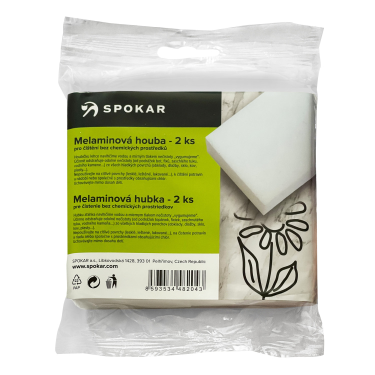 Spokar melaminová houba, 2 ks