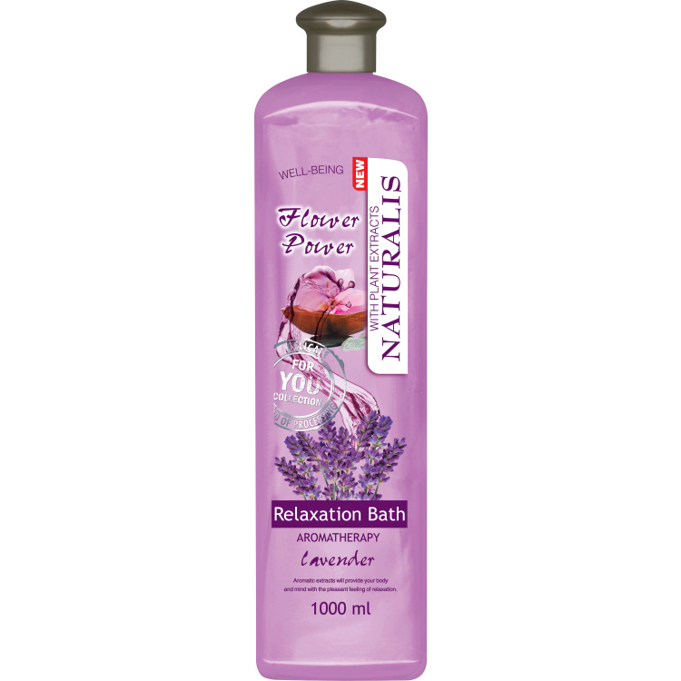 Naturalis Flower Power Lavender pěna do koupele, 1 l