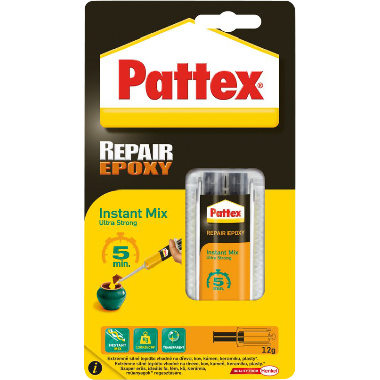 Pattex Repair Epoxy Ultra Strong 5 min dvousložkové epoxidové lepidlo, 11 ml