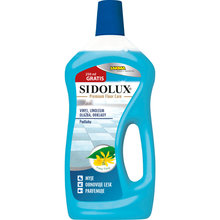 Sidolux Premium Floor Care čistič podlah vinyl, linoleum, dlažba, obklady Ylang ylang, 1 l