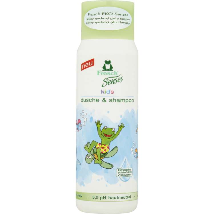 Frosch Eko Senses Kids dětský sprchový gel &amp; šampon, 300 ml
