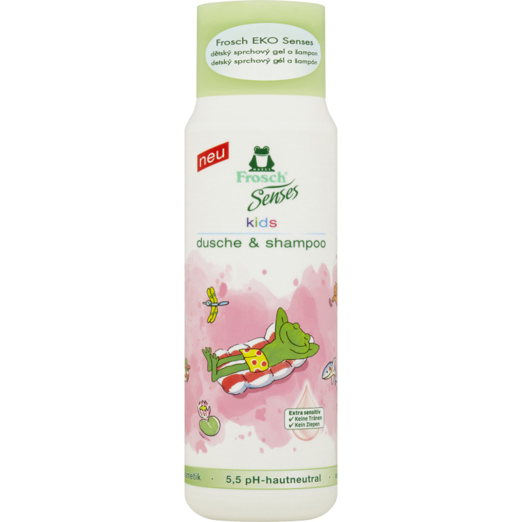 Frosch Eko Senses Kids dětský sprchový gel &amp; šampon, 300 ml