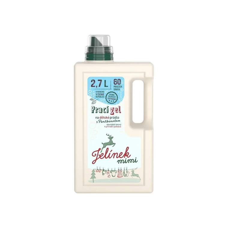 Jelínek mimi prací gel pro miminka, 60 praní, 2,7 l