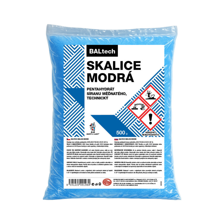 BALTECH skalice modrá síran měďnatý, 0,5 kg