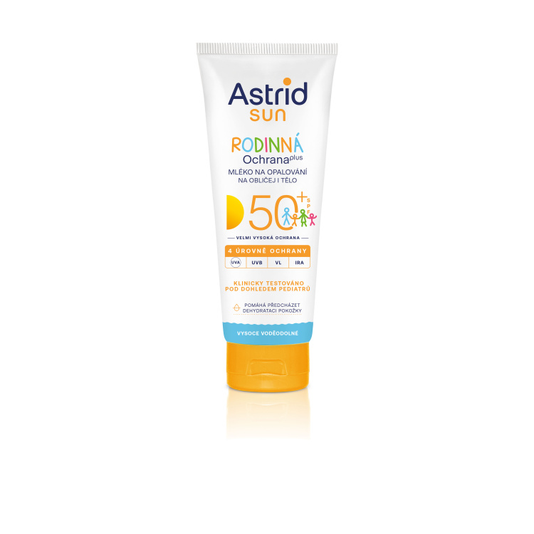 Astrid Sun OF 50 rodinné mléko na opalování, 250 ml