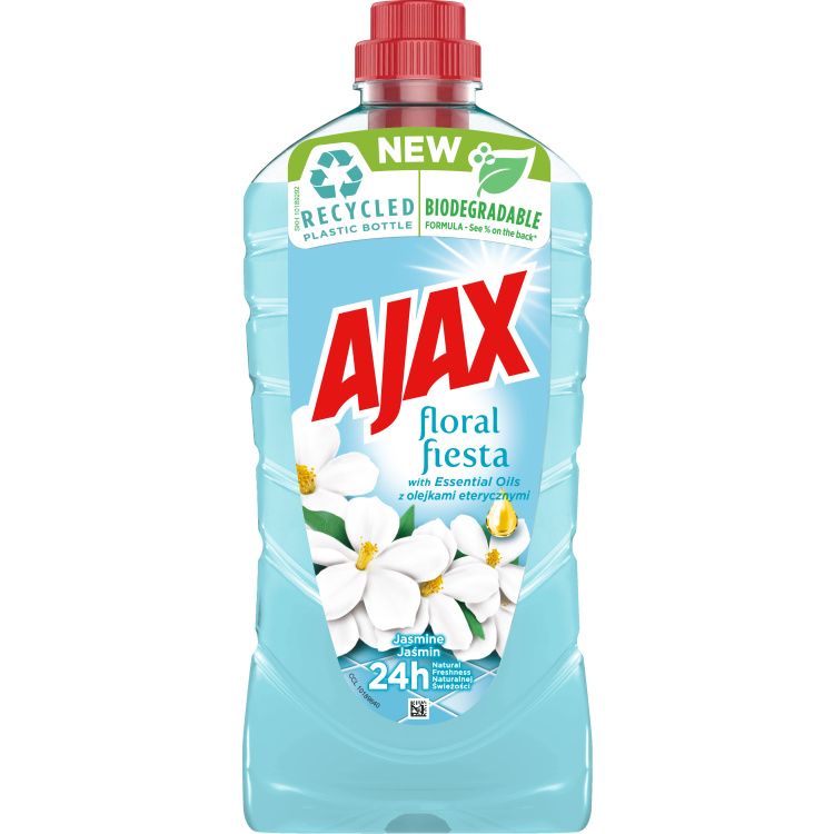 Ajax na podlahy a povrchy Floral Fiesta Jasmine univerzální čistící prostředek, 1 l